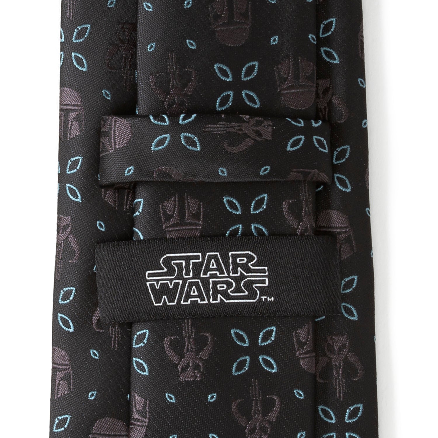 Star Wars Mandalorian Motif Black Tie - My Men's Shop