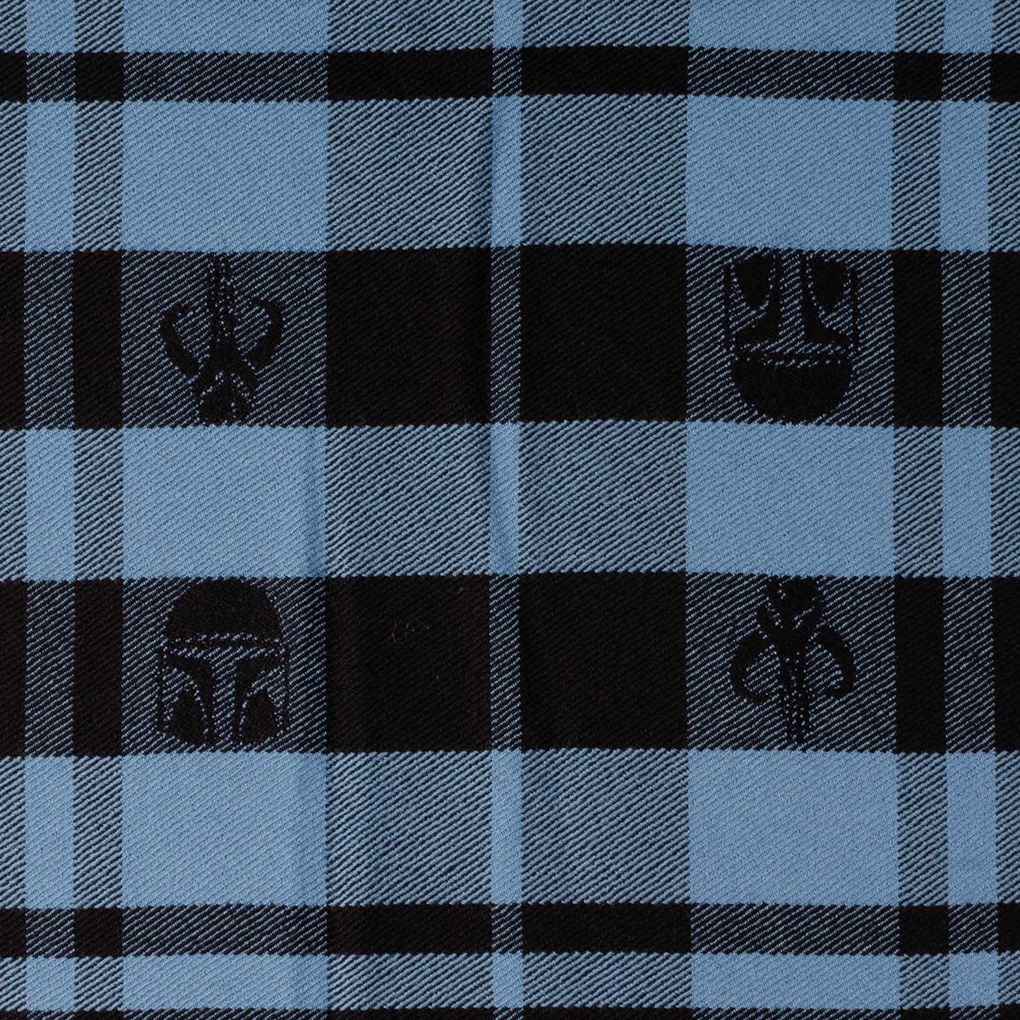 Star Wars Mandalorian Blue Tartan Scarf - My Men's Shop