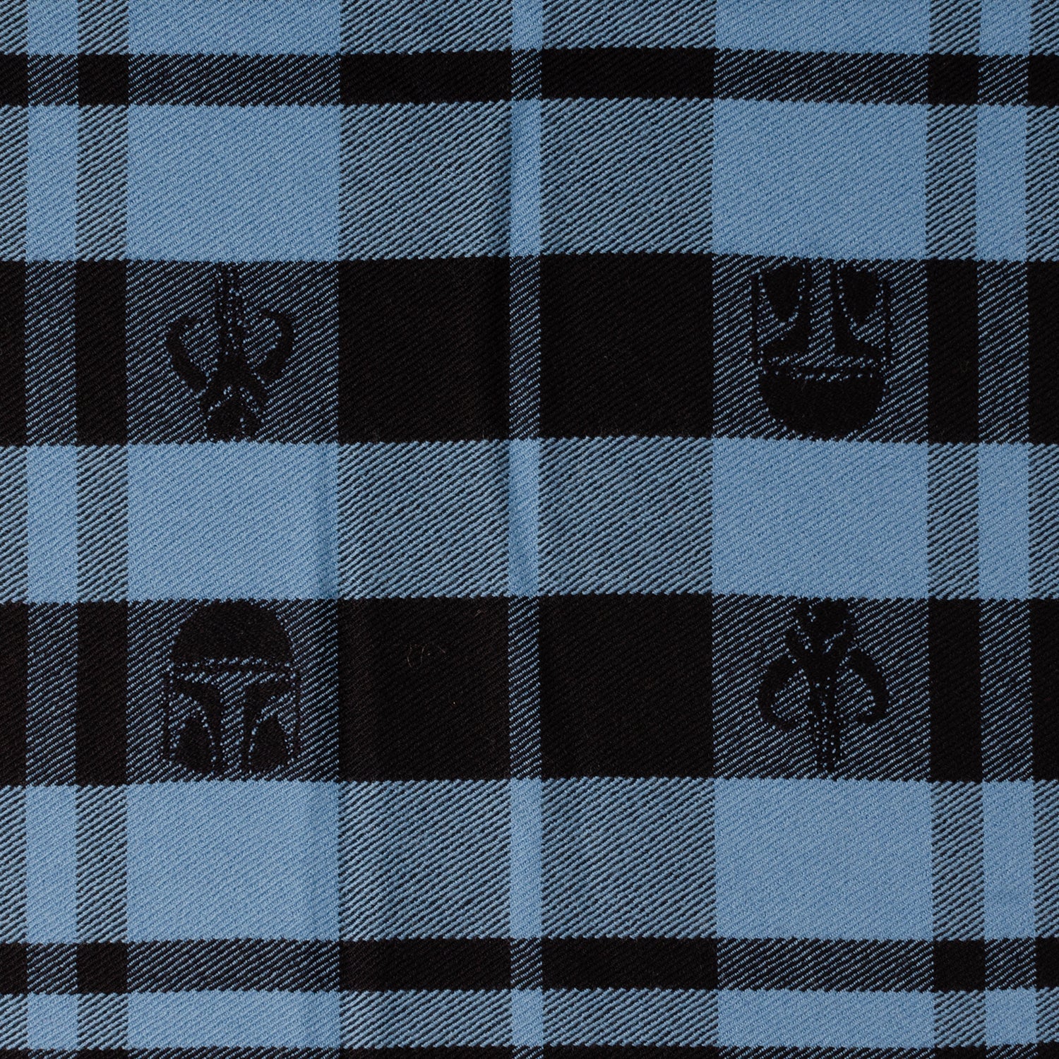 Star Wars Mandalorian Blue Tartan Scarf - My Men's Shop