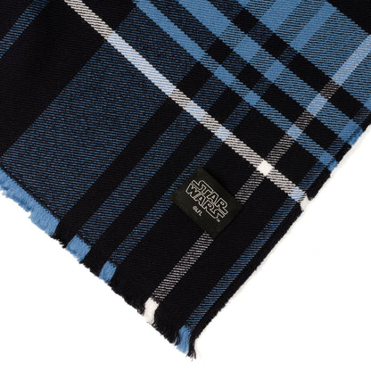 Star Wars Mandalorian Blue Tartan Scarf - My Men's Shop