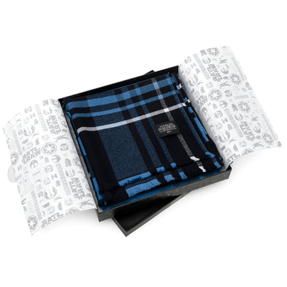 Star Wars Mandalorian Blue Tartan Scarf - My Men's Shop
