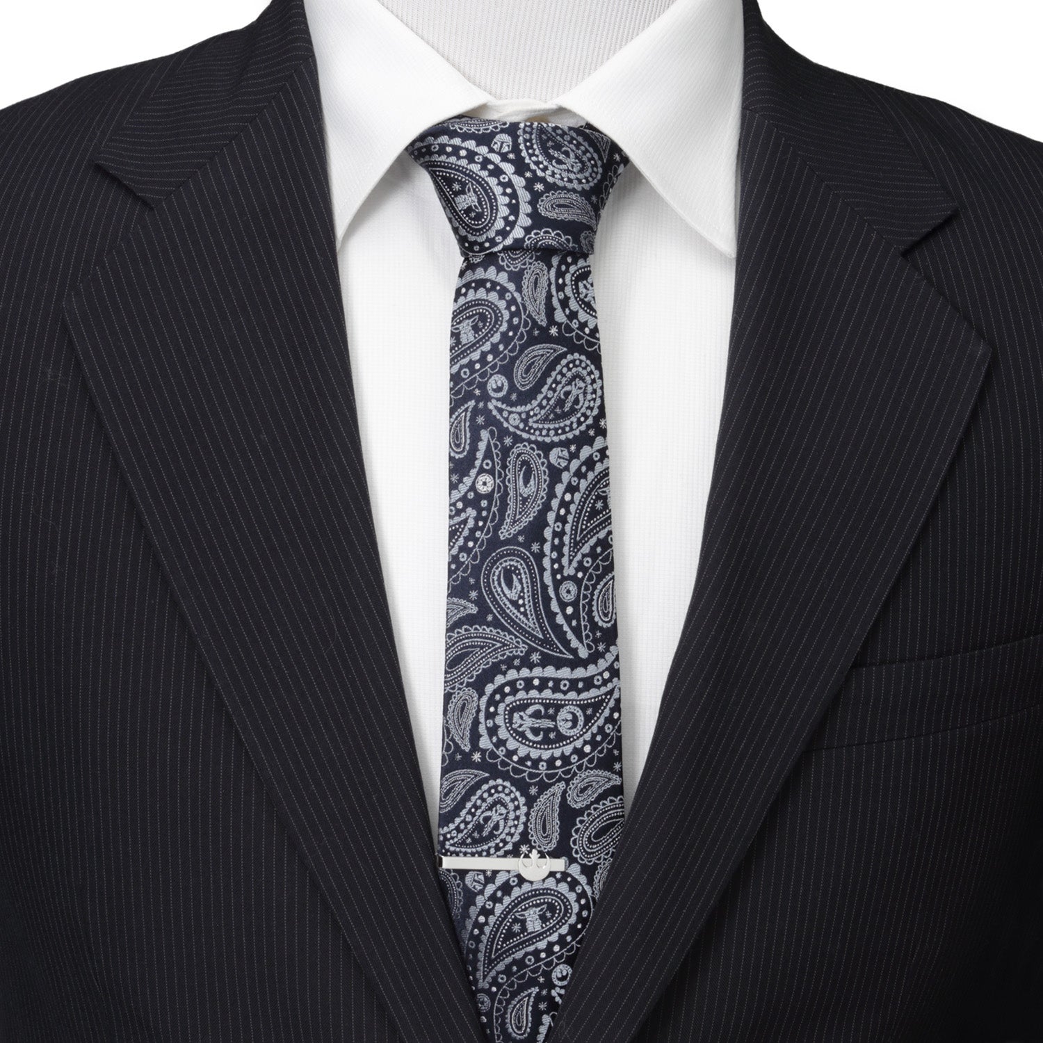 Star Wars Mandalorian Blue Paisley Tie - My Men's Shop