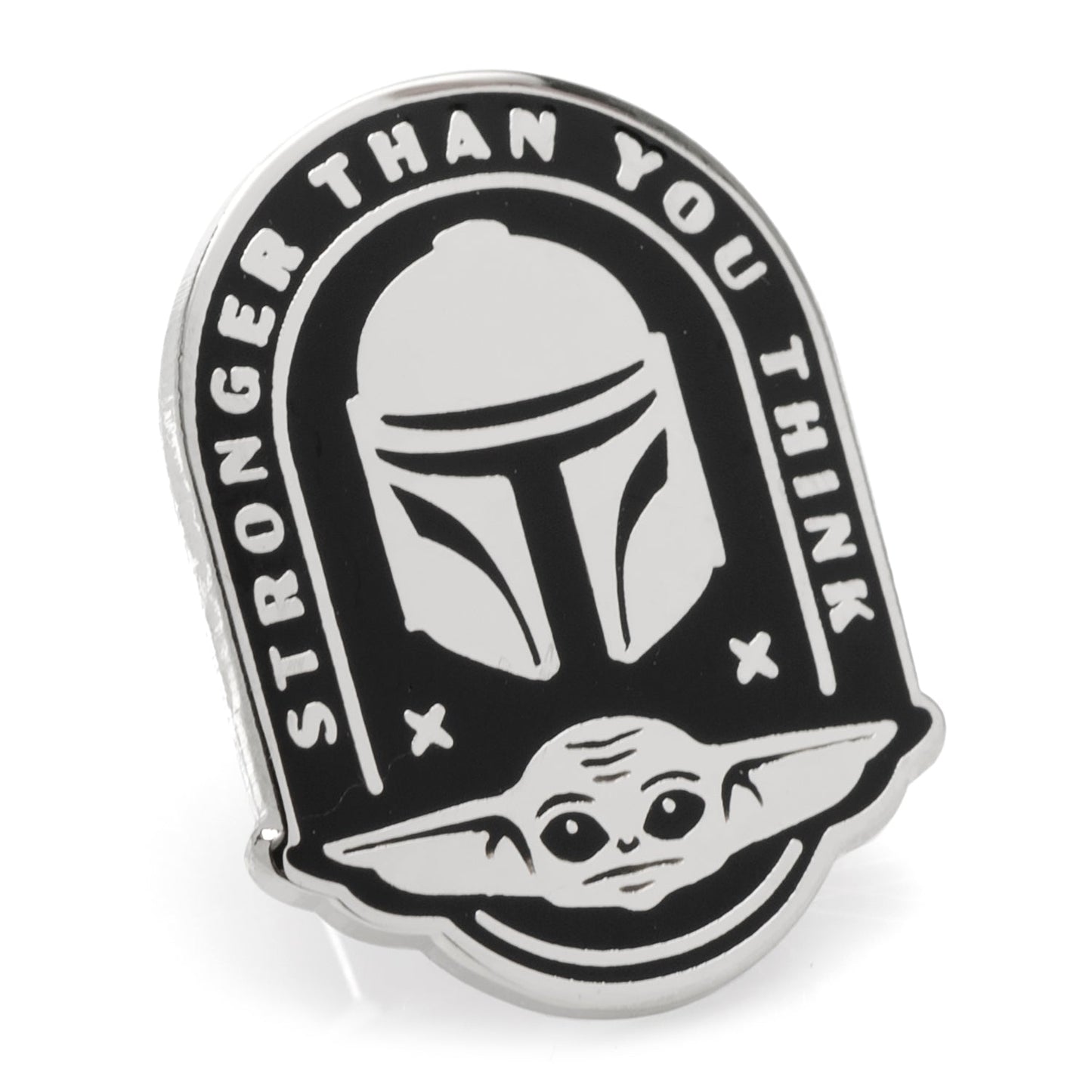 Star Wars Mandalorian and Grogu Stronger Than You Think Lapel Pin - My Men's Shop