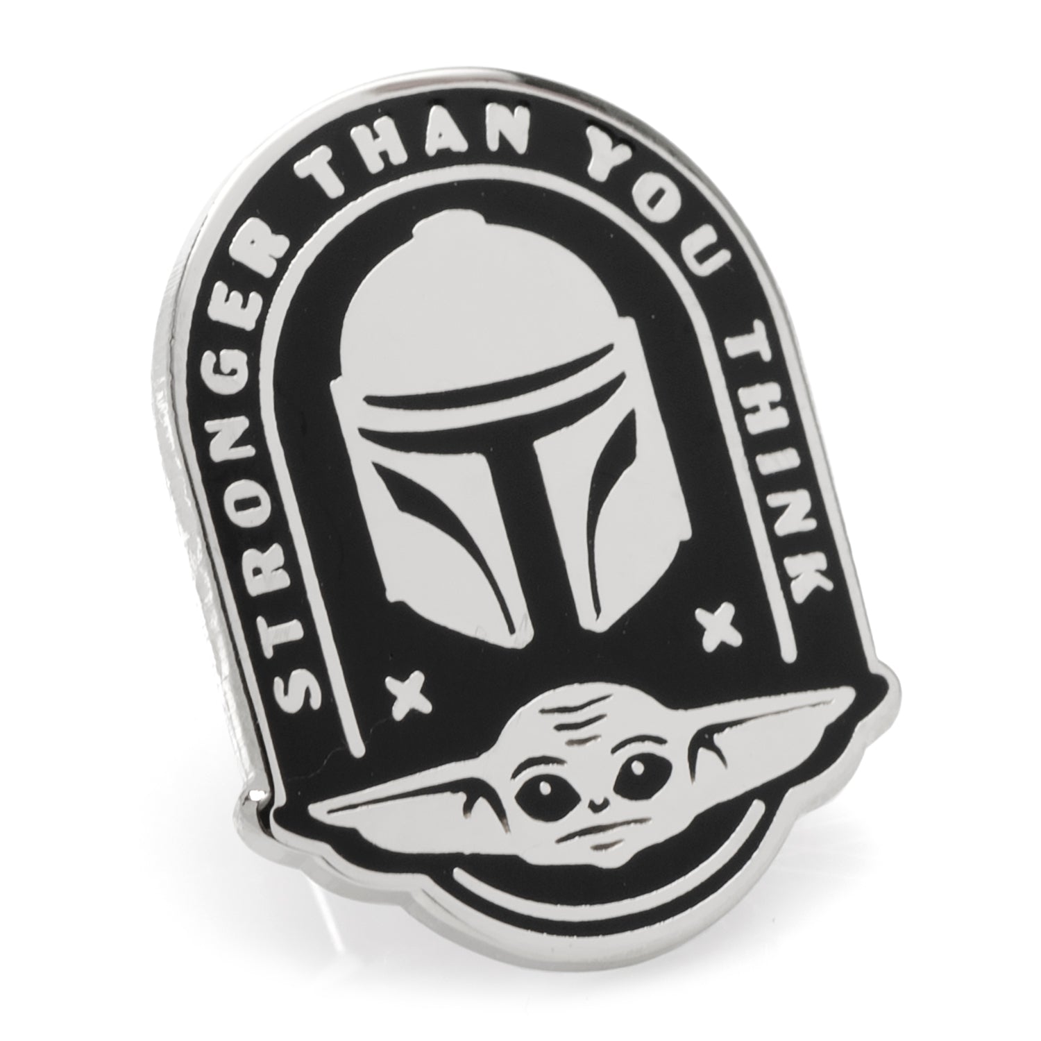 Star Wars Mandalorian and Grogu Stronger Than You Think Lapel Pin - My Men's Shop