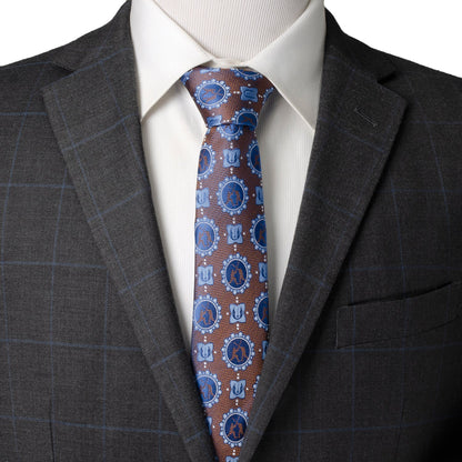 Star Wars Obi-Wan Kenobi and Anakin Skywalker LIGHTSABER Battle Blue Tie - My Men's Shop