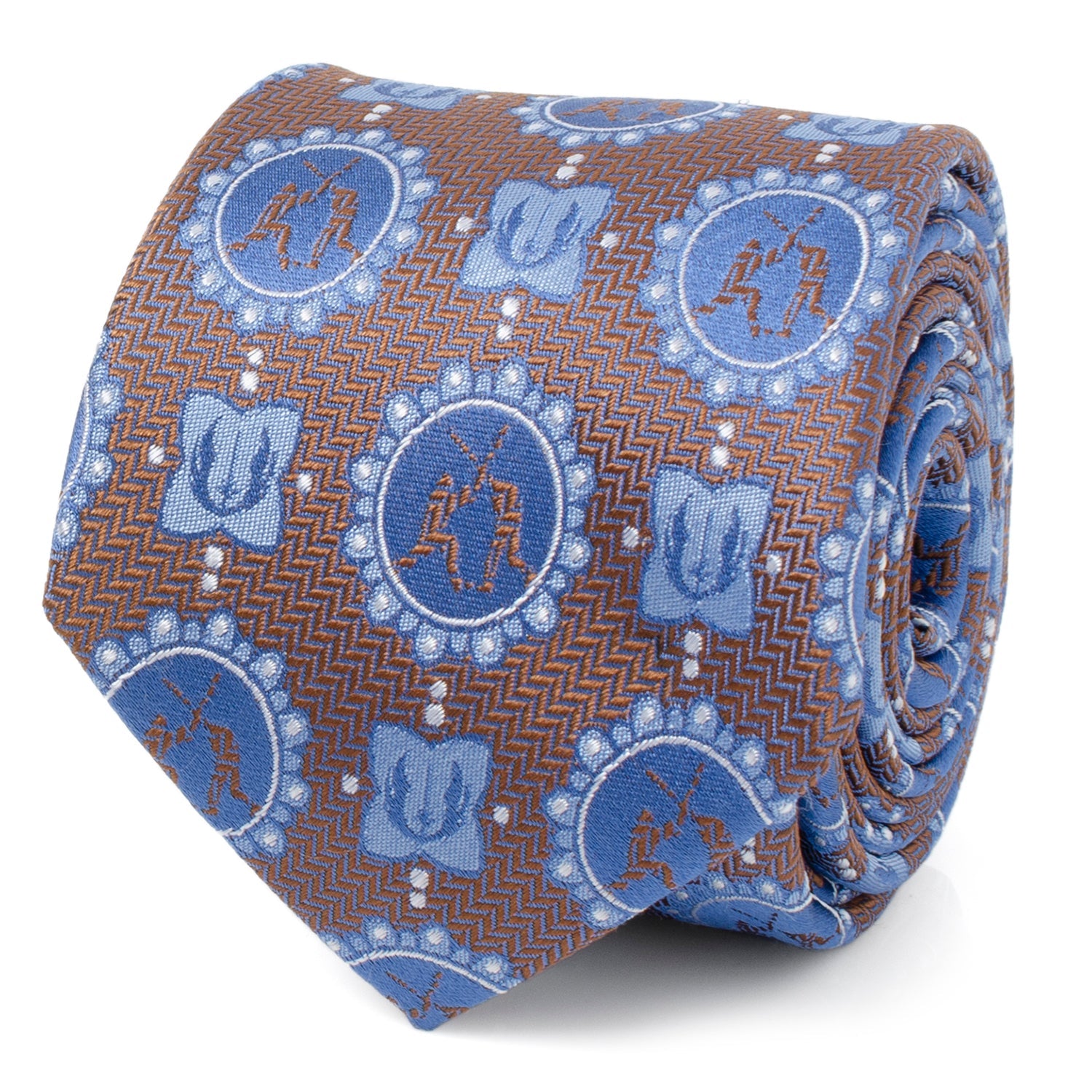 Star Wars Obi-Wan Kenobi and Anakin Skywalker LIGHTSABER Battle Blue Tie - My Men's Shop