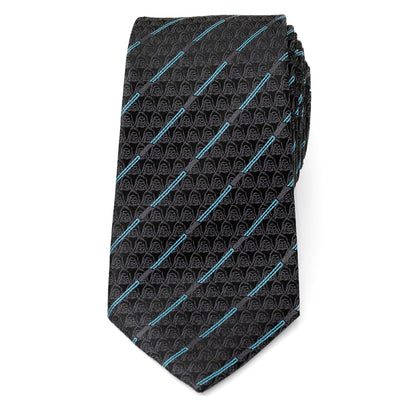 Corbata negra con estampado del sable de luz de Obi-Wan Kenobi de Star Wars