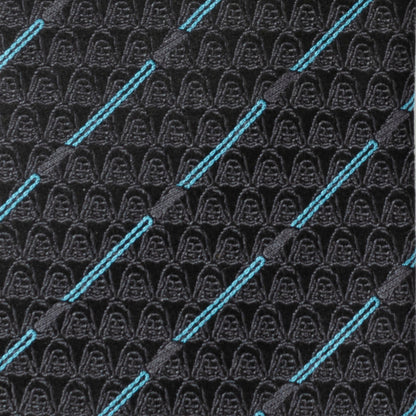 Star Wars Obi-Wan Kenobi LIGHTSABER Pattern Black Tie - My Men's Shop