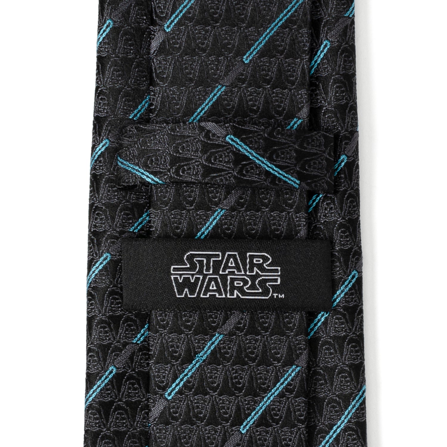 Star Wars Obi-Wan Kenobi LIGHTSABER Pattern Black Tie - My Men's Shop