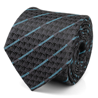 Corbata negra con estampado del sable de luz de Obi-Wan Kenobi de Star Wars