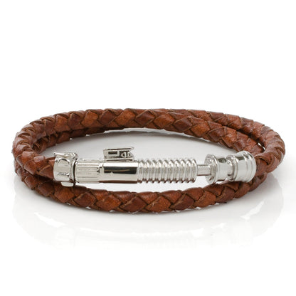 Star Wars Obi-Wan Kenobi LIGHTSABER Bracelet - Brown - My Men's Shop