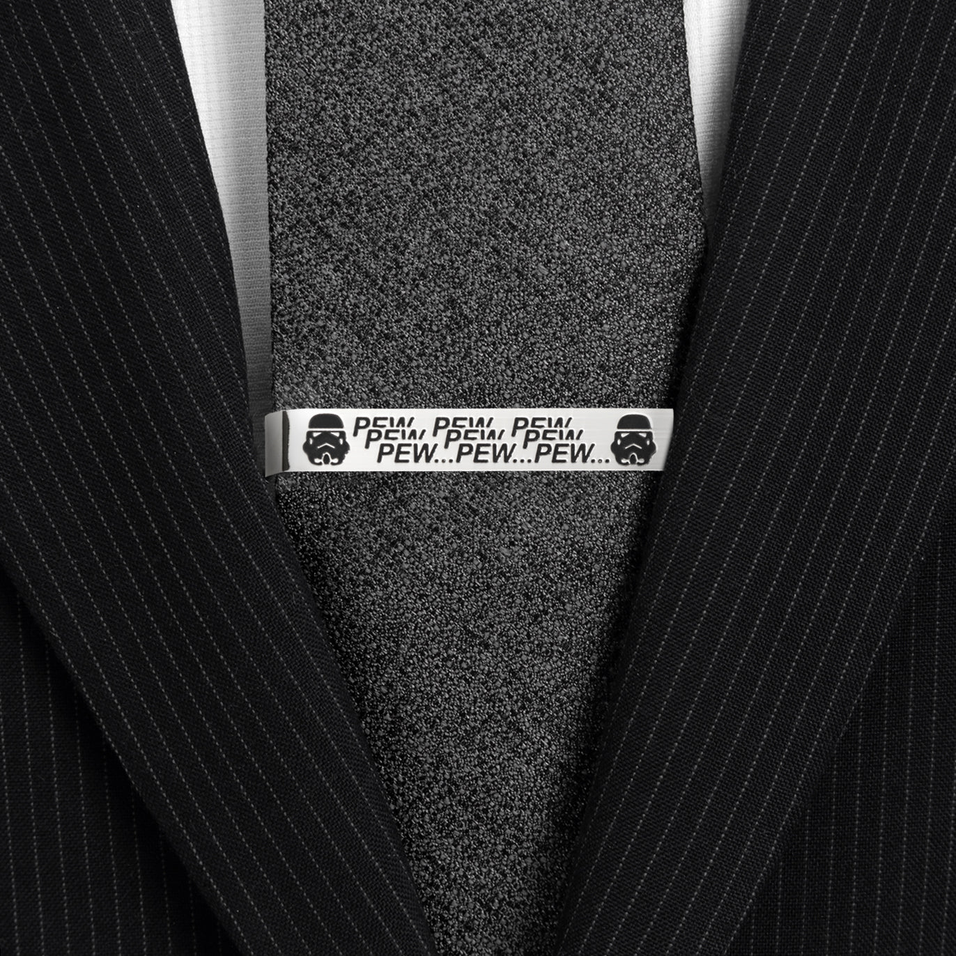 Star Wars Stormtrooper Pew Pew Pew Tie Bar - My Men's Shop