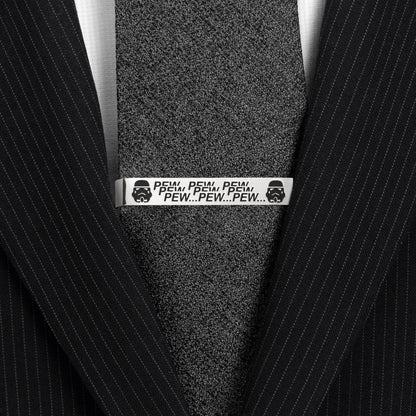 Star Wars Stormtrooper Pew Pew Pew Tie Bar - My Men's Shop