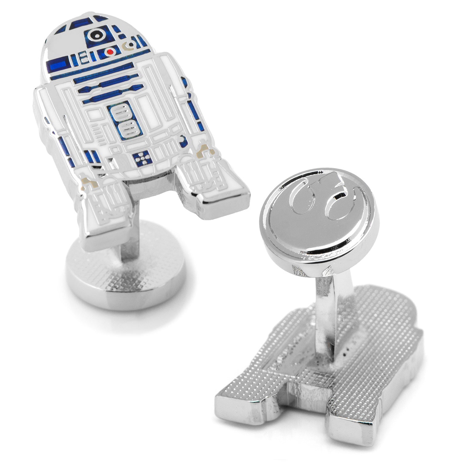 Star Wars R2-D2 Cufflinks, Lapel Pin, and Tie Bar 3-Piece Gift Set - My Men's Shop