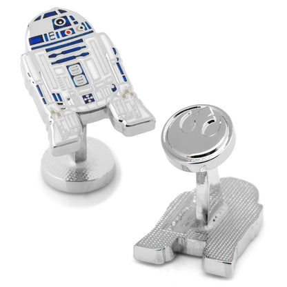 Star Wars R2-D2 Cufflinks and Blue Tie Bar Gift Set - My Men's Shop