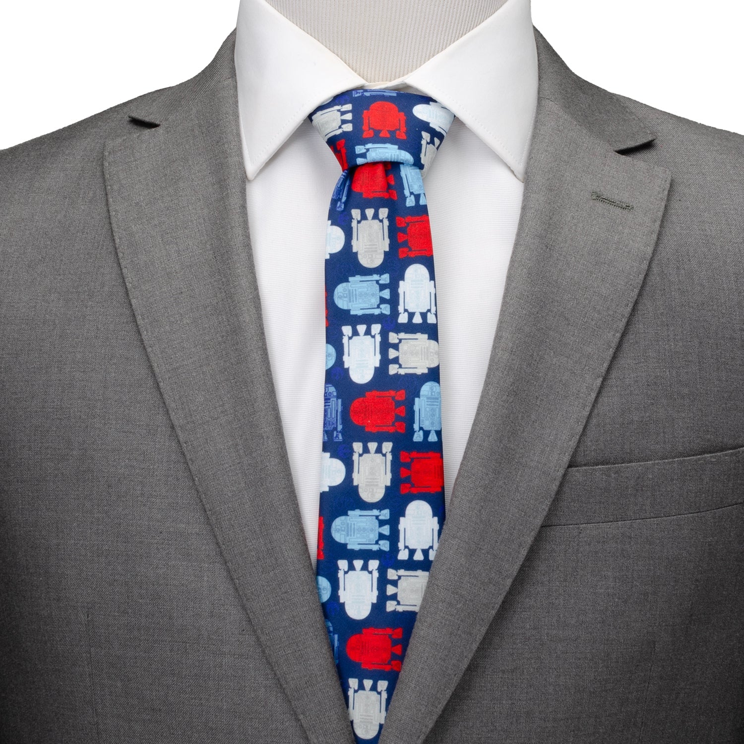 Star Wars R2-D2 Red, White, and Blue Tie - My Men's Shop
