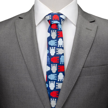 Star Wars R2-D2 Red, White, and Blue Tie - My Men's Shop