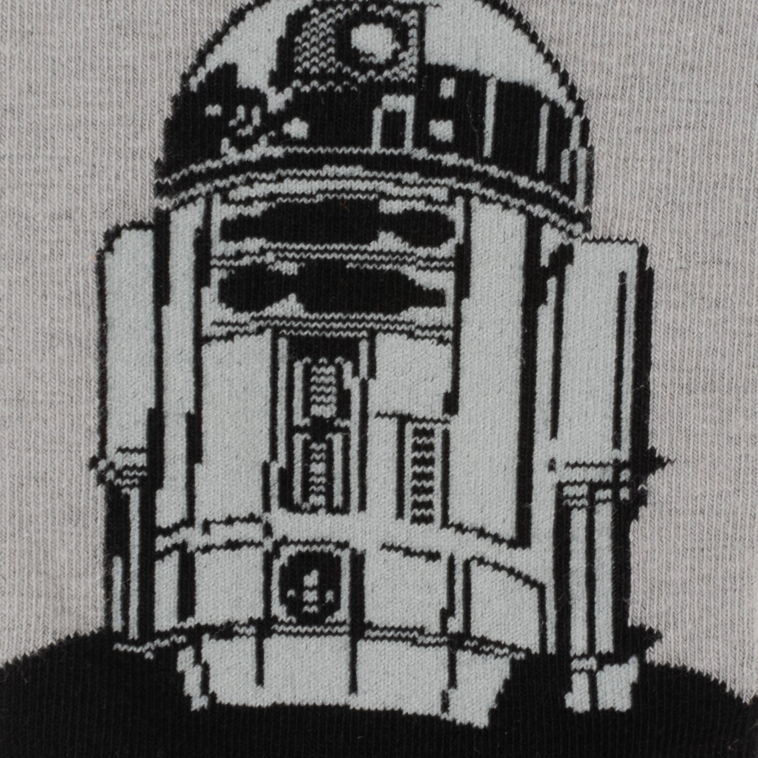 Star Wars R2-D2 Men's Gray and Black Mod Dress Socks and Lapel Pin Gift Set - My Men's Shop