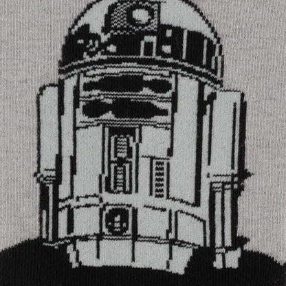Star Wars R2-D2 Men's Gray and Black Mod Dress Socks and Lapel Pin Gift Set - My Men's Shop