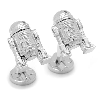 Star Wars R2-D2 Sterling Silver 3D Cufflinks - My Men's Shop