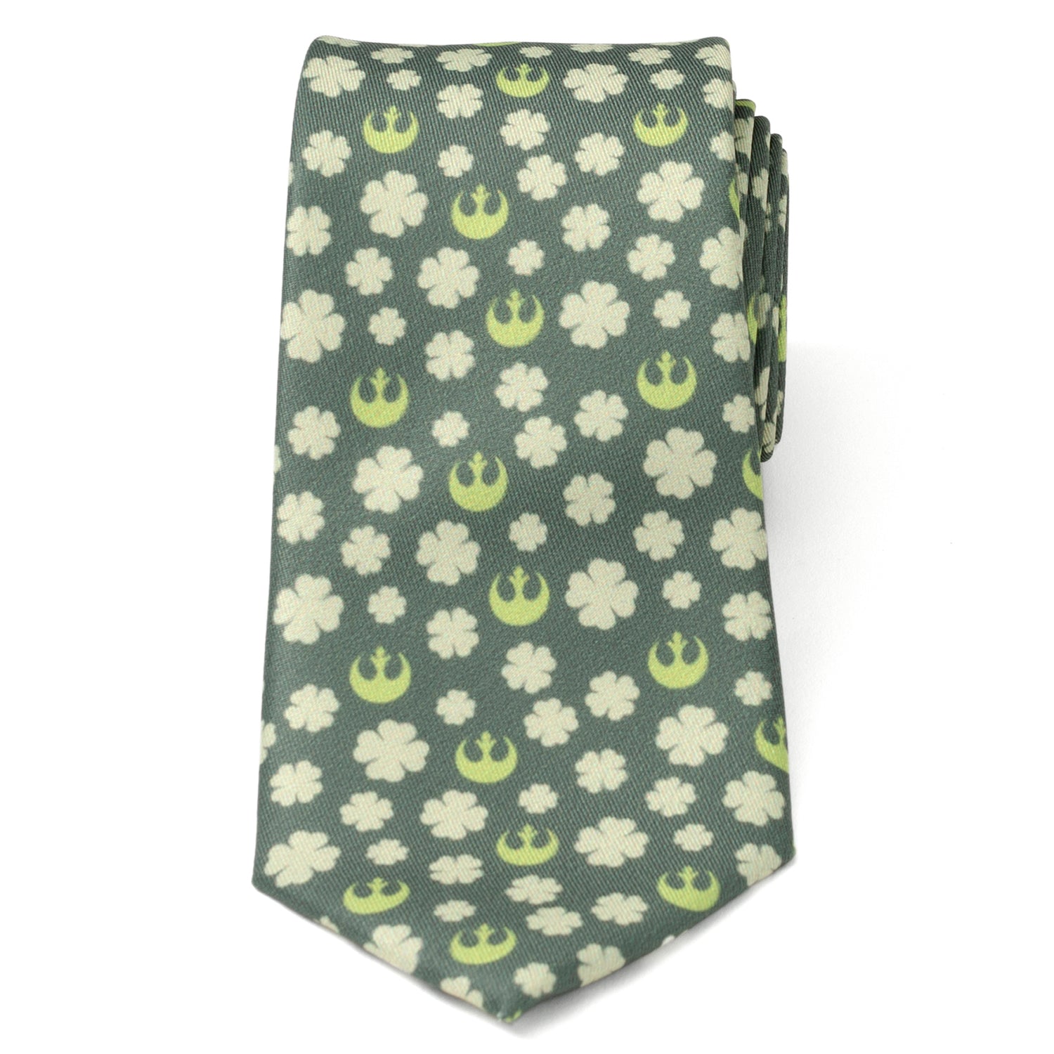 Star Wars Rebel Alliance Crest and Shamrock Green Tie - My Men's Shop