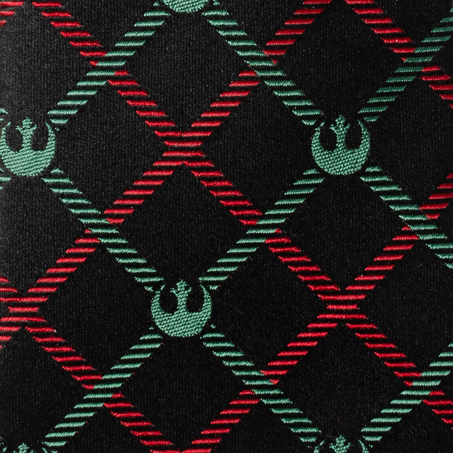 Star Wars Rebel Alliance Crest Red, Green, and Black Plaid Tie - My Men's Shop