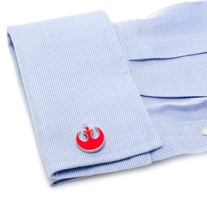 Star Wars Rebel Alliance Starbird Crest Red Cufflinks - My Men's Shop