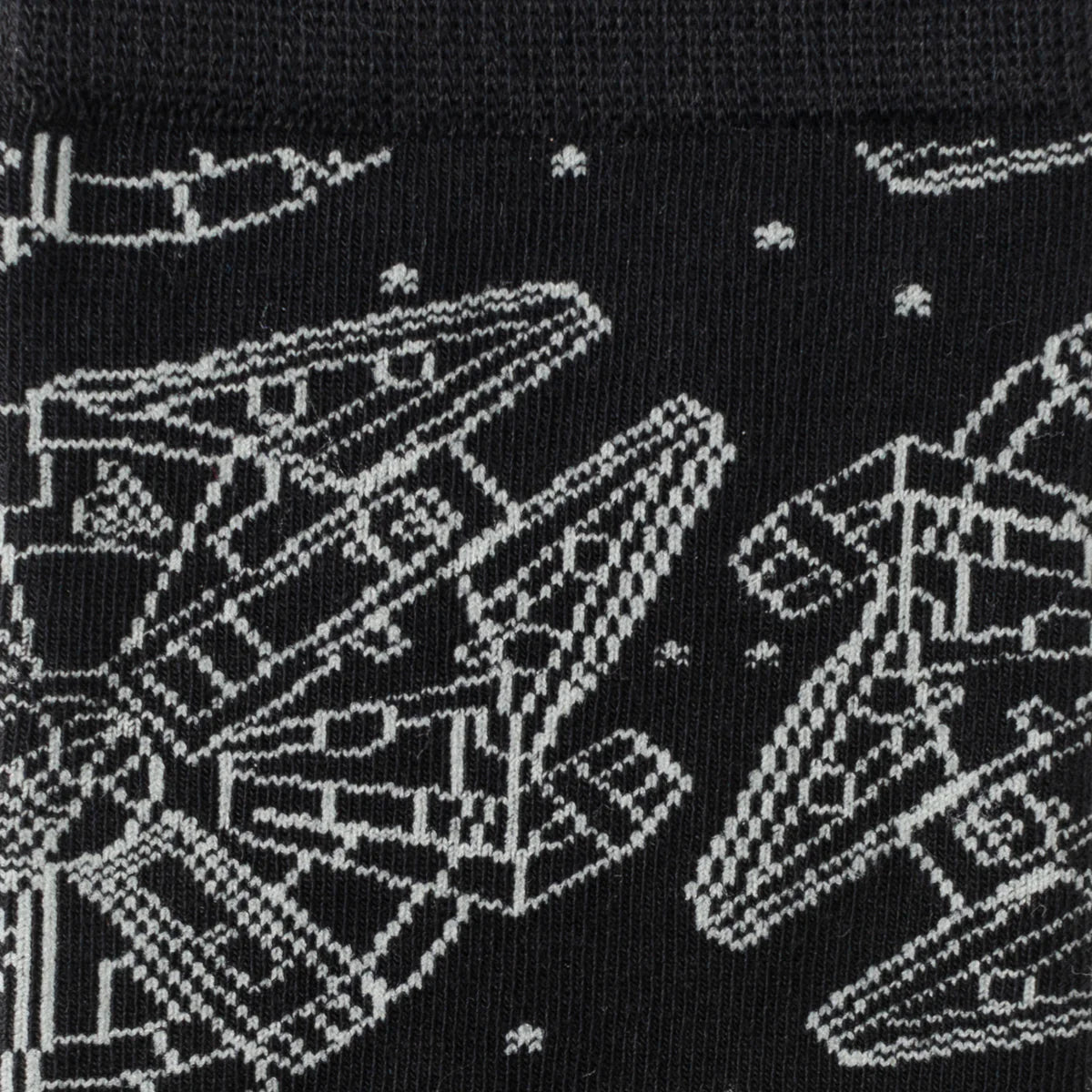 Calcetines de vestir negros y pin de solapa de Star Wars Millennium Falcon - Set de regalo