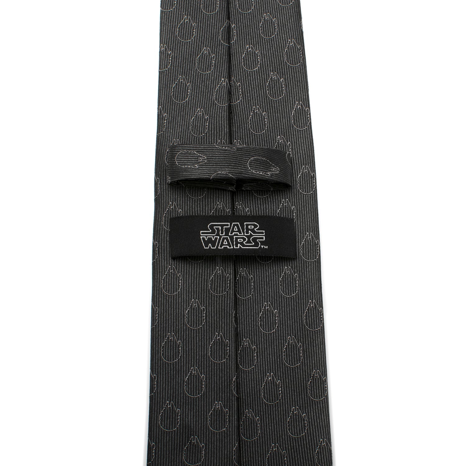 Star Wars Rebel Alliance and Millennium Falcon Gray Tie with Red Crest - My Men's Shop