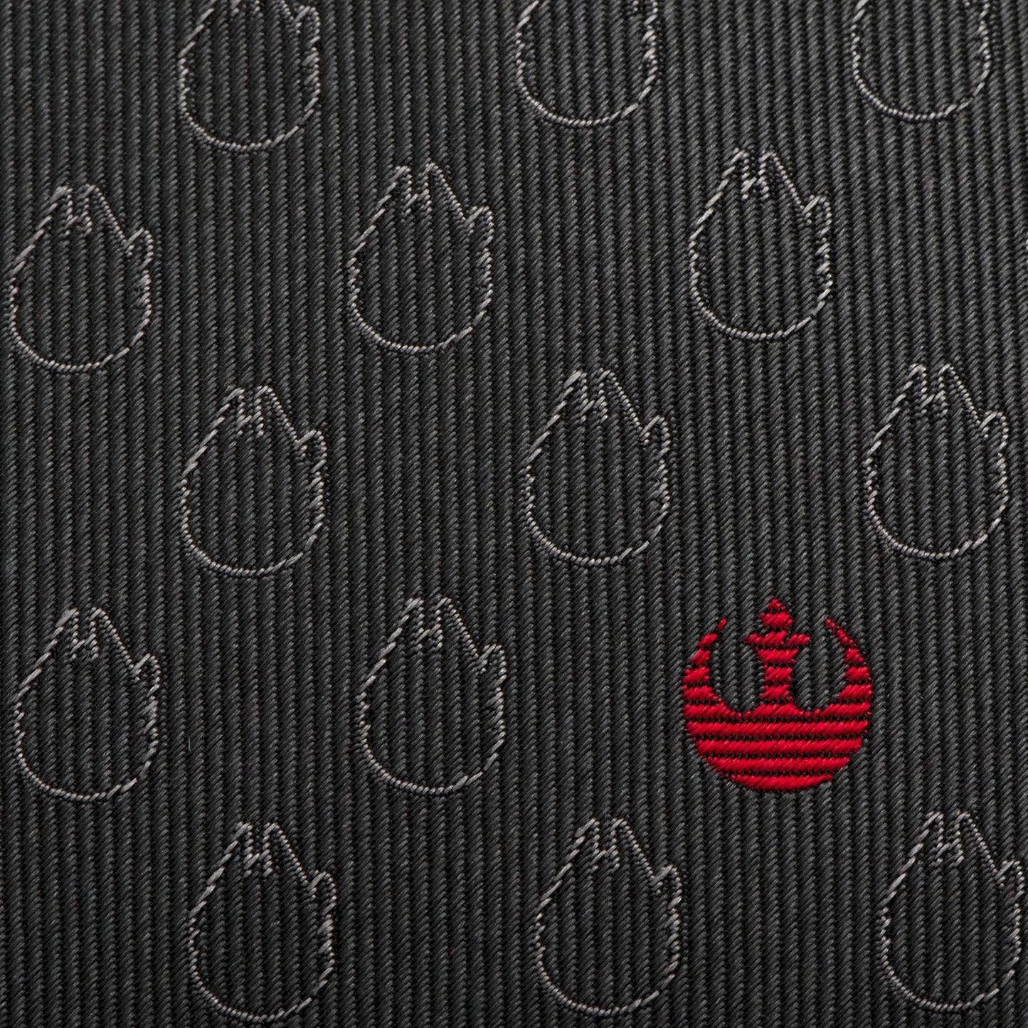 Star Wars Rebel Alliance and Millennium Falcon Gray Tie with Red Crest - My Men's Shop