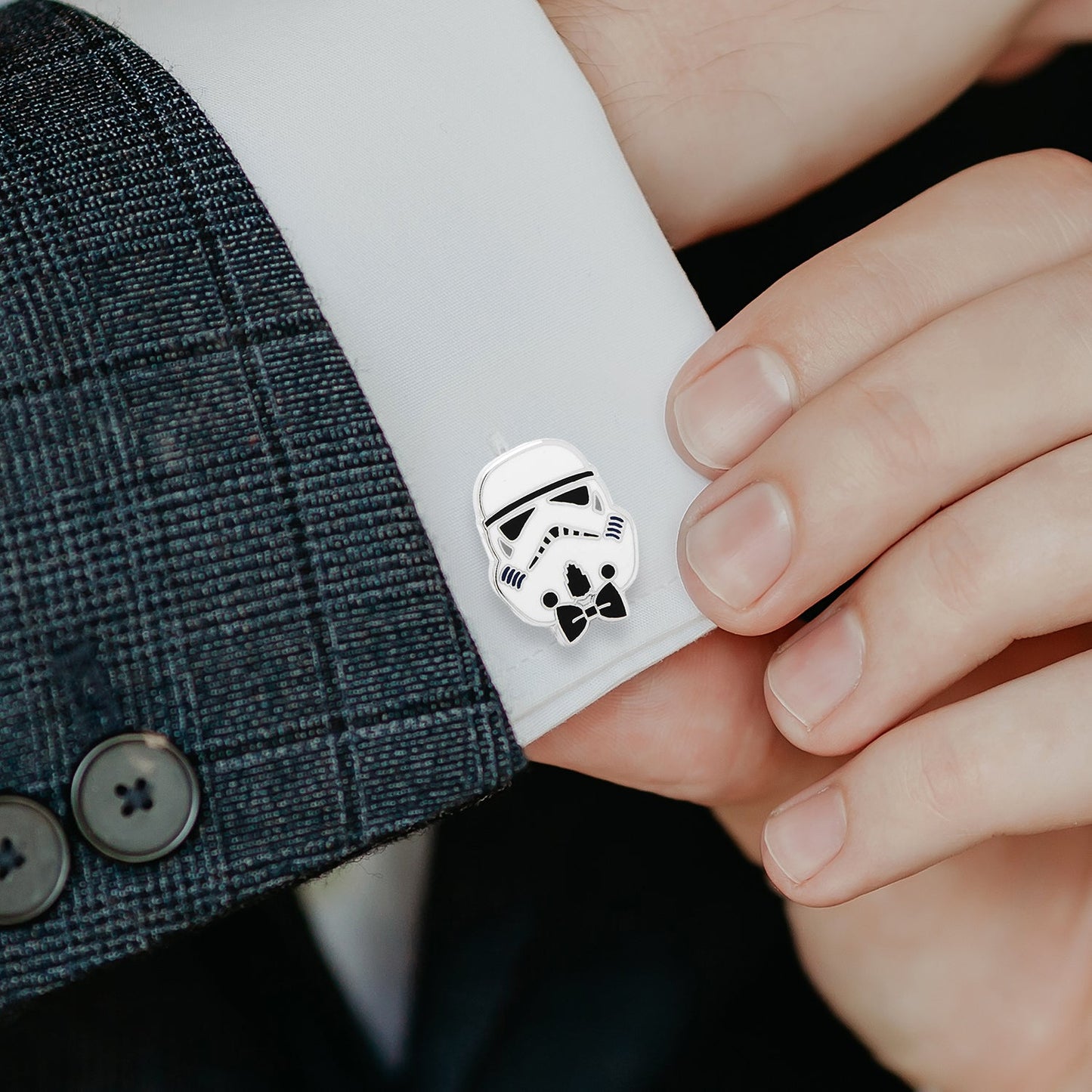 Gemelos de Stormtrooper de Star Wars con pajarita