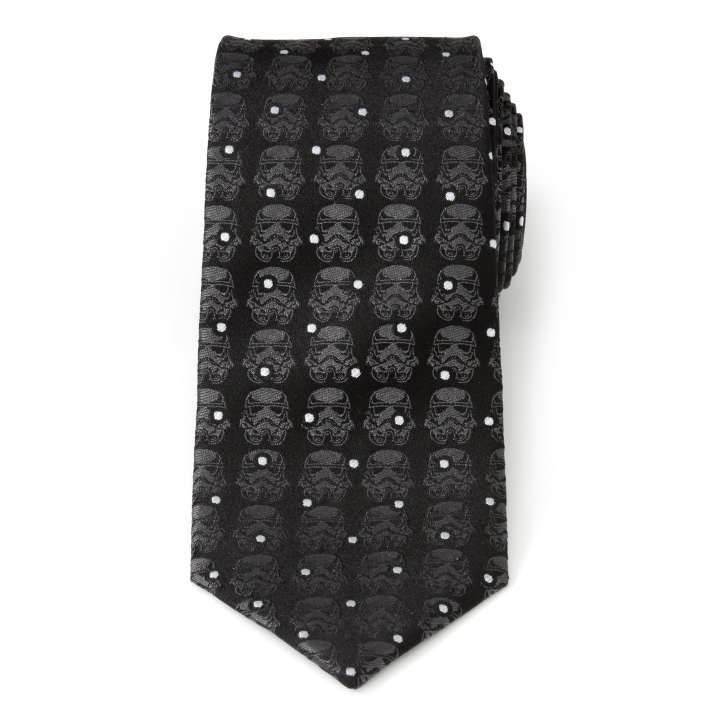 Star Wars Stormtrooper Dotted Black Tie - My Men's Shop