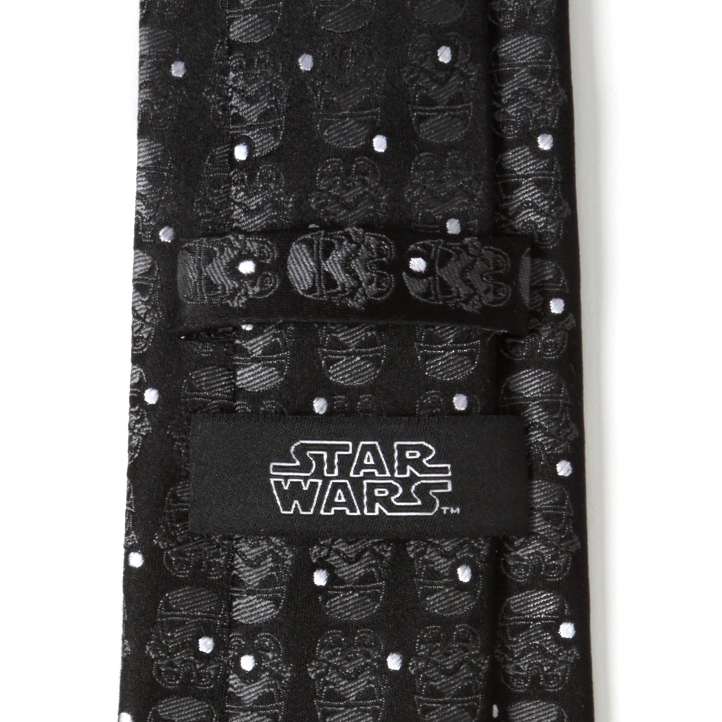Star Wars Stormtrooper Dotted Black Tie - My Men's Shop