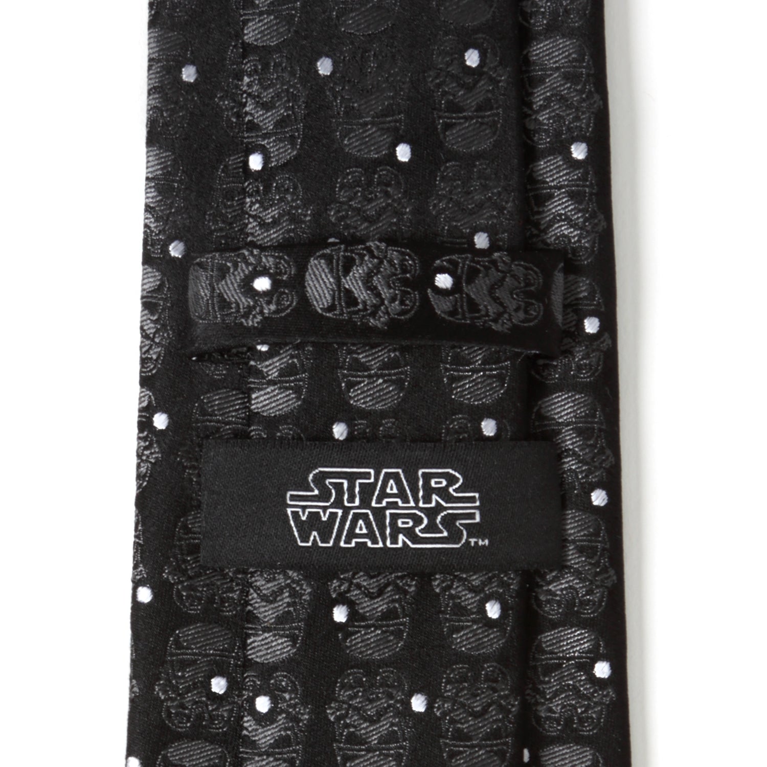 Star Wars Stormtrooper Dotted Black Tie - My Men's Shop