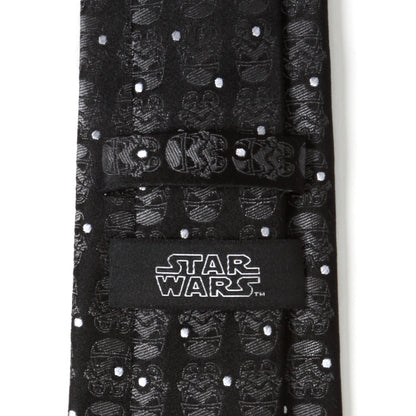 Star Wars Stormtrooper Dotted Black Tie - My Men's Shop