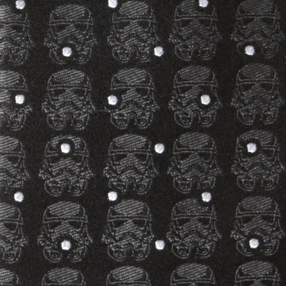 Star Wars Stormtrooper Dotted Black Tie