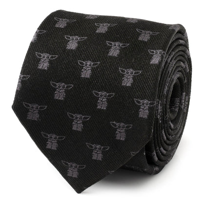 Star Wars Grogu Black Tie - My Men's Shop