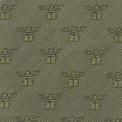 Star Wars Grogu Sage Green Tie - My Men's Shop