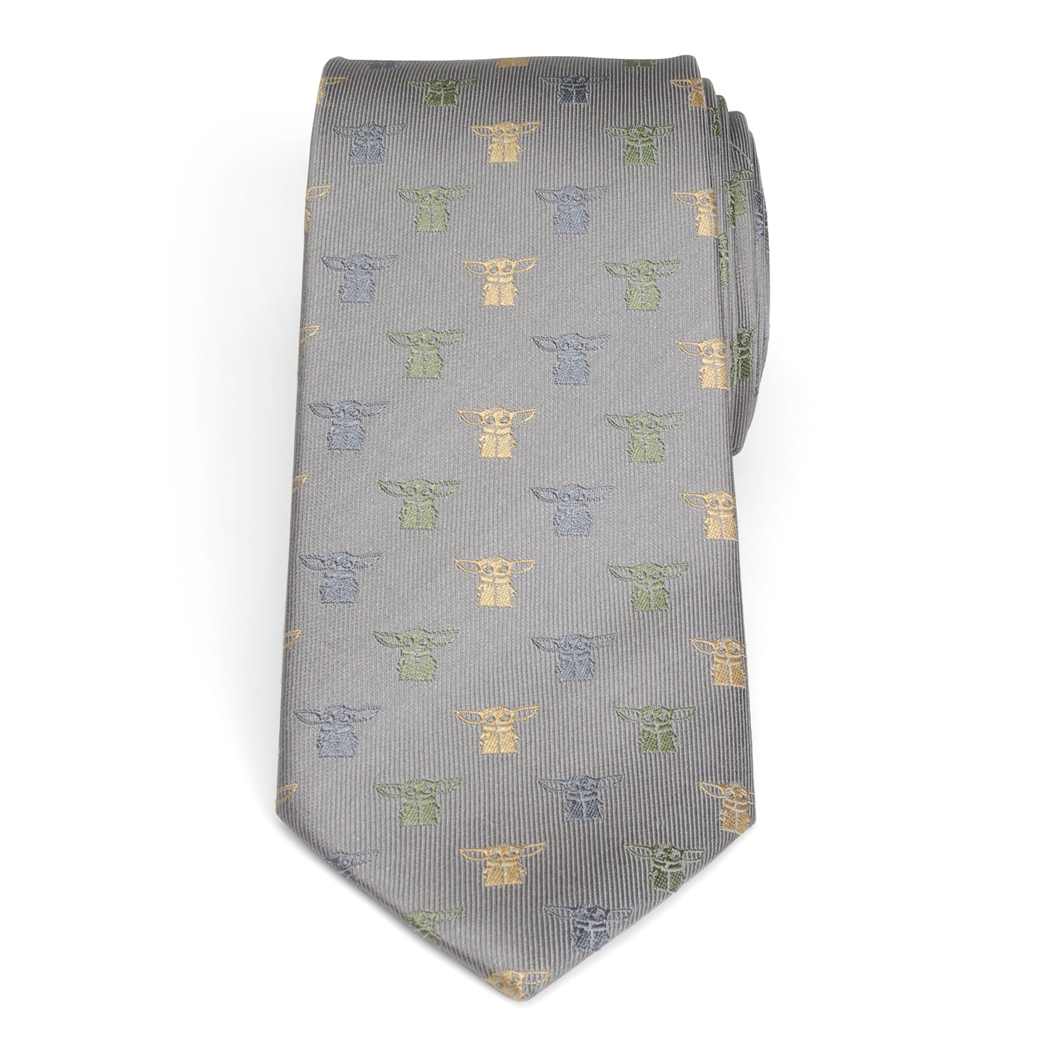 Star Wars Grogu Dotted Green Tie - My Men's Shop