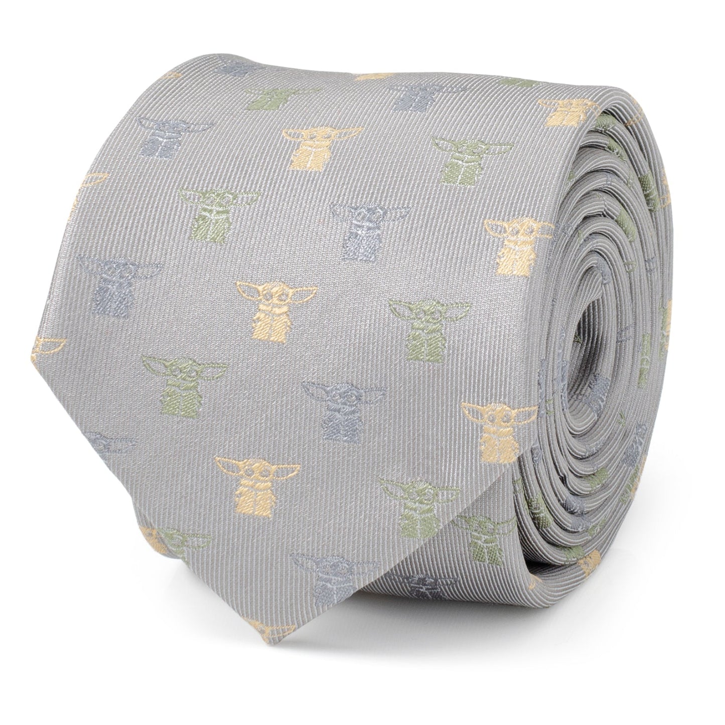 Star Wars Grogu Dotted Green Tie - My Men's Shop