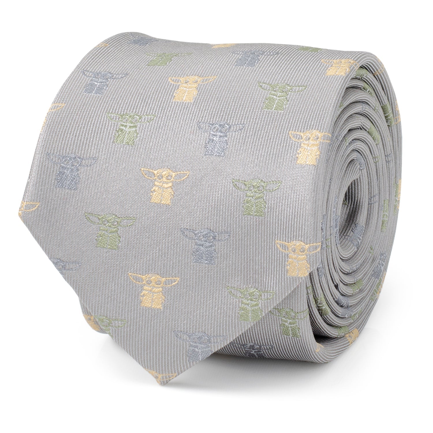 Star Wars Grogu Dotted Green Tie - My Men's Shop