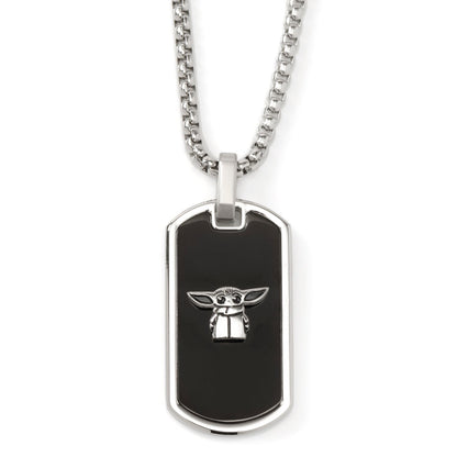Star Wars Grogu Dog Tag Necklace - My Men's Shop