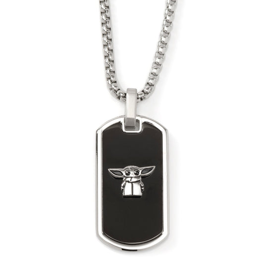 Star Wars Grogu Dog Tag Necklace - My Men's Shop