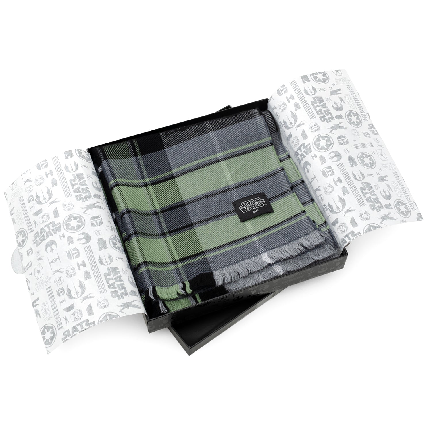 Star Wars Grogu Green and Black Scarf - My Men's Shop