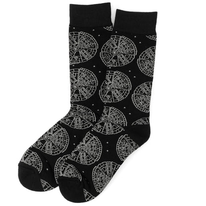 Set de regalo de 3 pares de calcetines y pin de solapa de transporte de Star Wars