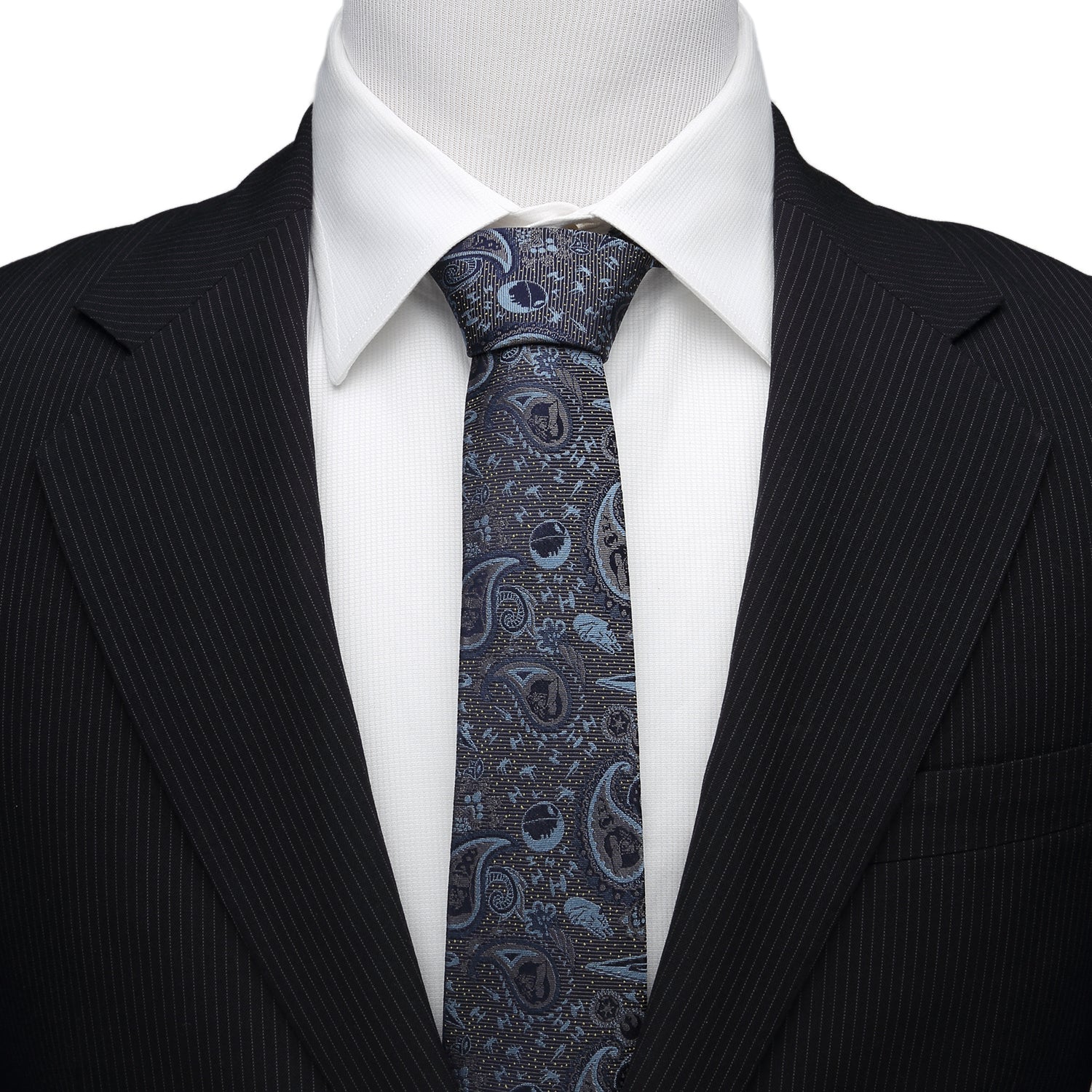 Star Wars Darth Vader Blue and Gray Paisley Tie - My Men's Shop