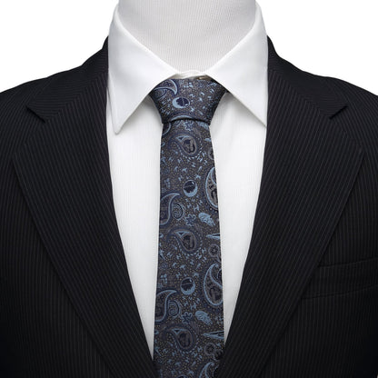 Star Wars Darth Vader Blue and Gray Paisley Tie - My Men's Shop