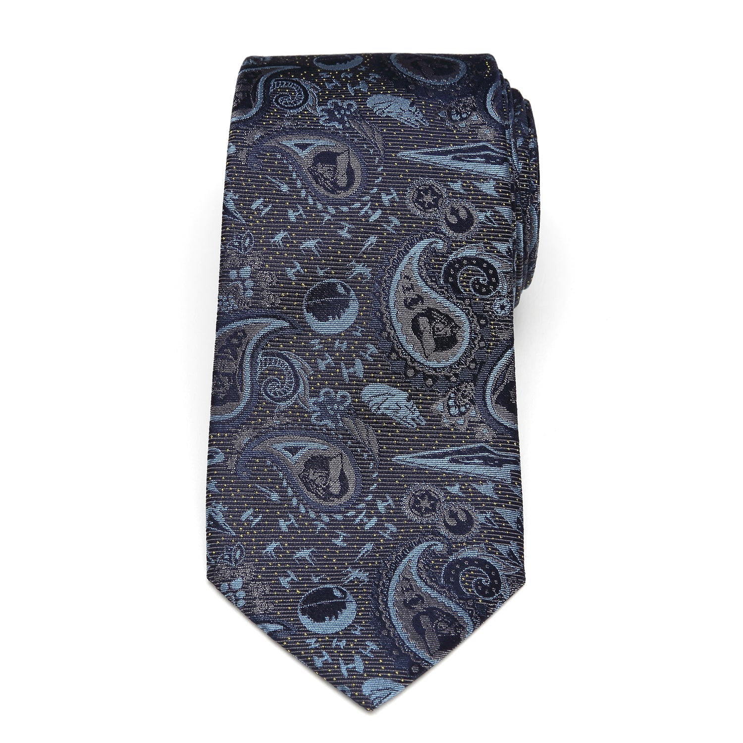 Star Wars Darth Vader Blue and Gray Paisley Tie - My Men's Shop