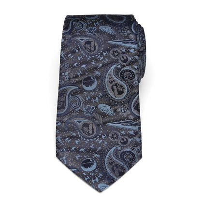 Star Wars Darth Vader Blue and Gray Paisley Tie - My Men's Shop