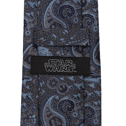 Star Wars Darth Vader Blue and Gray Paisley Tie - My Men's Shop